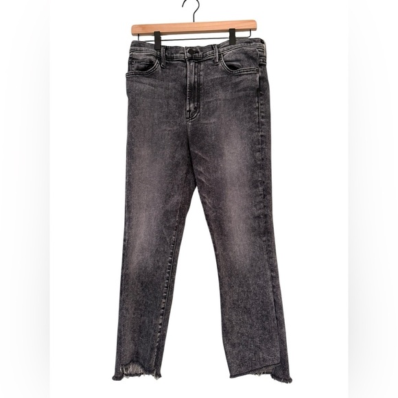 MOTHER The Insider Crop Step Fray Jeans – “Train Stops” Wash – Size 33 - Picture 8 of 10